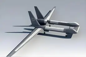 “神雕”无人预警机震撼出场，双机体结构，专门寻找隐身飞机图片