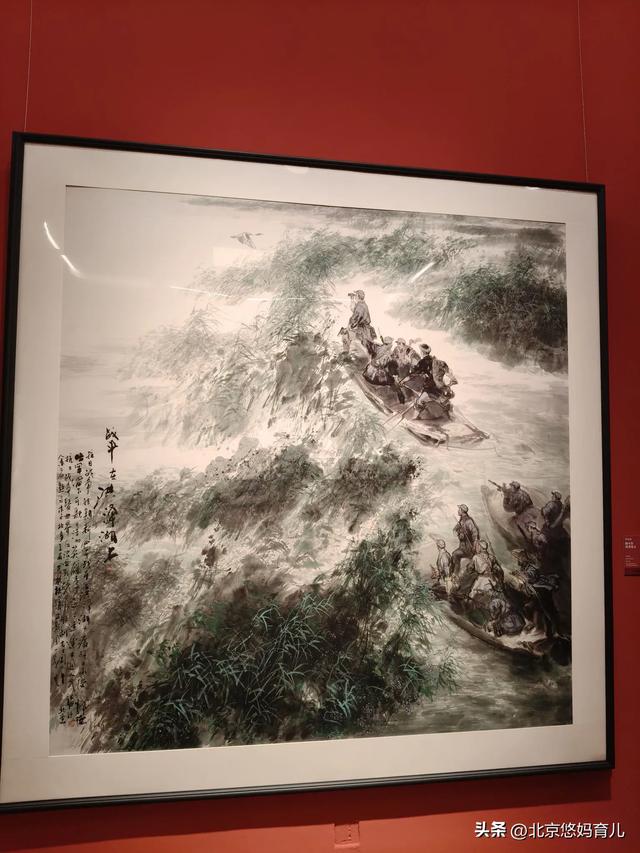 带孩子去中国美术馆参观“人民必胜”主题展，爱国主义教育太深刻