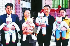 03年湖南产妇生下4胞胎，针管灌奶艰难存活，18年后全部金榜题名图片