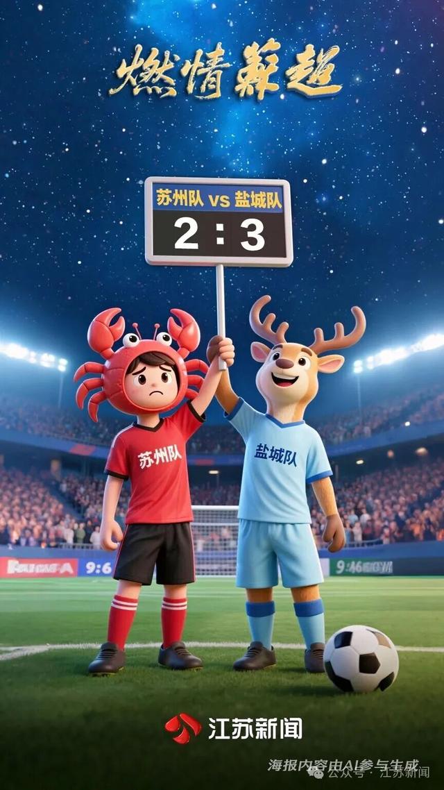 苏州2-3憾负盐城