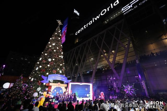 曼谷centralwOrld圣诞节跨年抢先看！打卡迪士尼魔法星光城