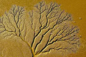 摄影家航拍的抽象艺术图片