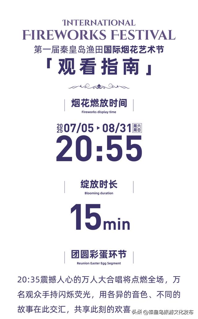 第一届秦皇岛渔田国际烟花艺术节,7月26日-27日中国篇、澳大利亚篇即将璀璨绽放!