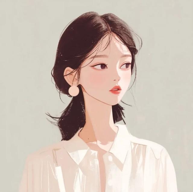 简单气质女生头像