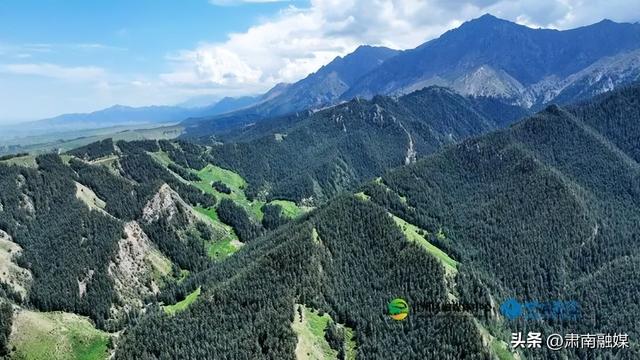 肃南：盛夏祁连山风光旖旎