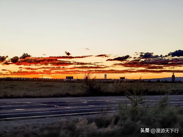 我在草原看日落晚霞，记录激动的那一刻