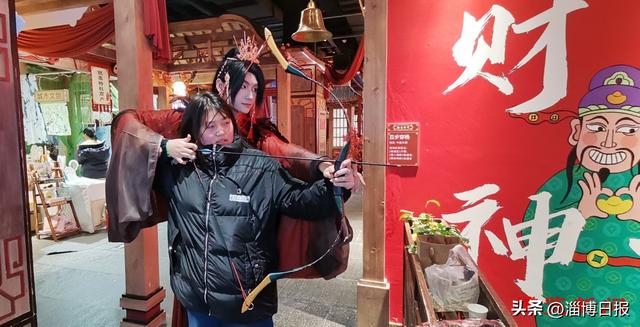 山海雪市造场景 古风互动强体验 淄博海岱好市引热潮