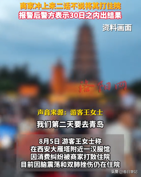 游客西安旅行被打成脑震荡后续：商家堪比黑社会，更多内幕被曝光
