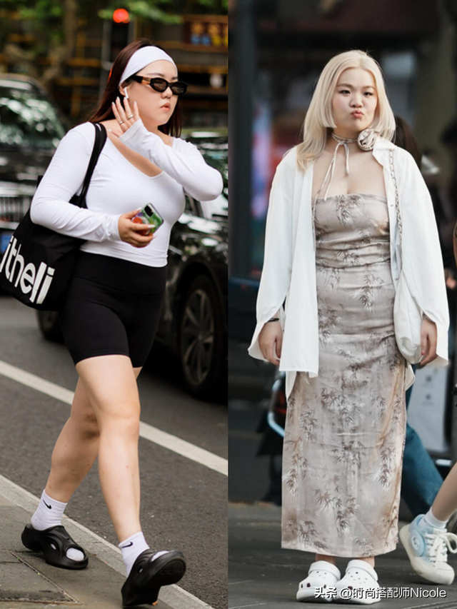 穿搭和身材无关！看“上海女生”就懂：又胖又矮，露肩露腿照样美