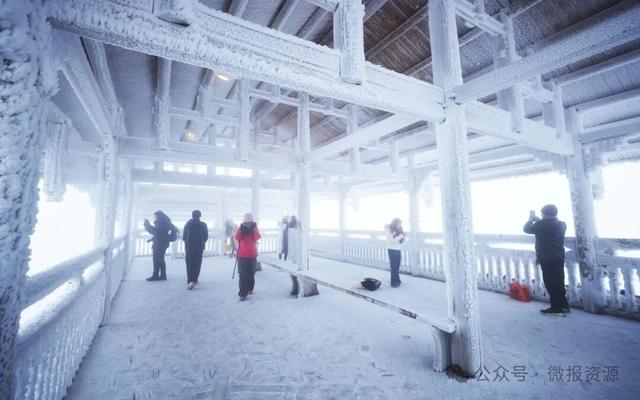 资源县：寒凝琼枝引客来 雾凇盛宴醉游人