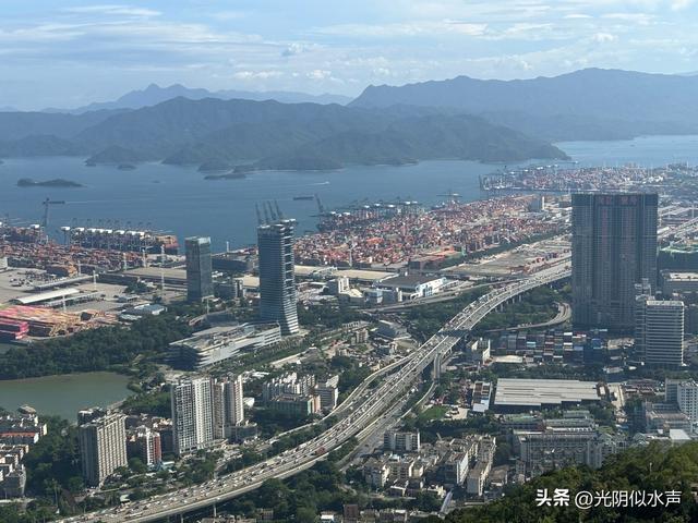 深圳游记:梅沙尖和云海广场的山与海