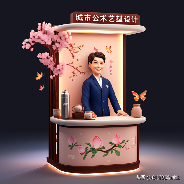 “公交司机、桃花、蝴蝶、暖水瓶"元素组合发明：智能暖饮服务站