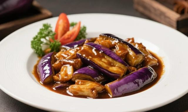 拌3碗米饭不够吃！家常酱烧茄子，软糯裹汁酱香直钻鼻