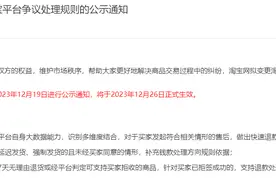“仅退款”新规引争议，买卖双方需兼顾图片