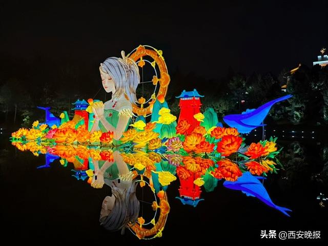 夜幕降临，西安变长安