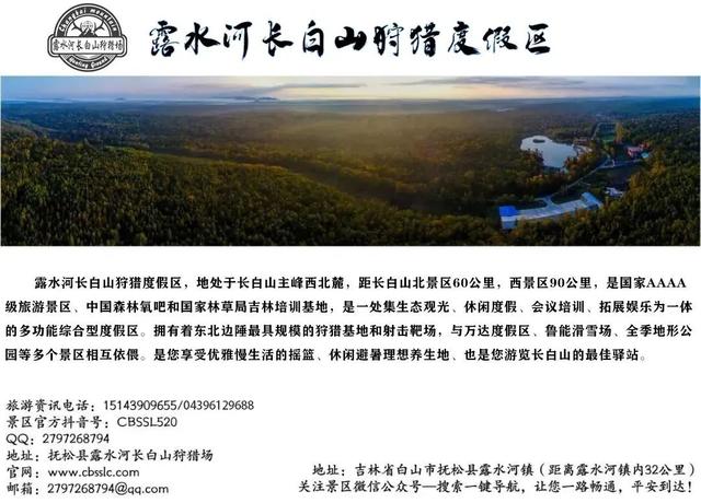 教师节特惠！露水河长白山狩猎度假区祝全体教师节日愉快！
