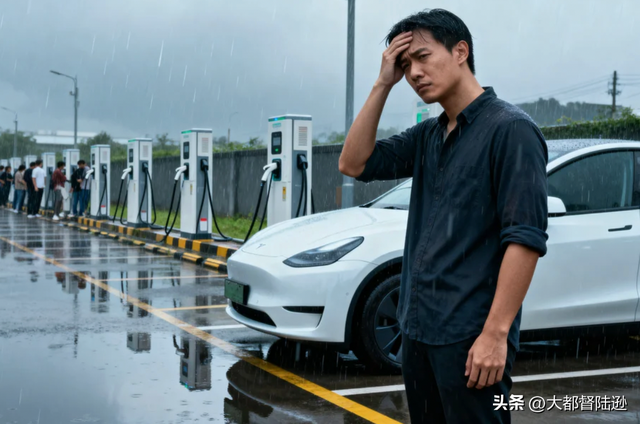 十一长假高速堵车 电车充电怎么办