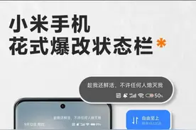 小米手机，花式爆改状态栏，真的很好看图片