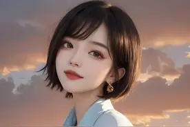 短发女子头像|人都是因为有选择，才变得挑剔。图片