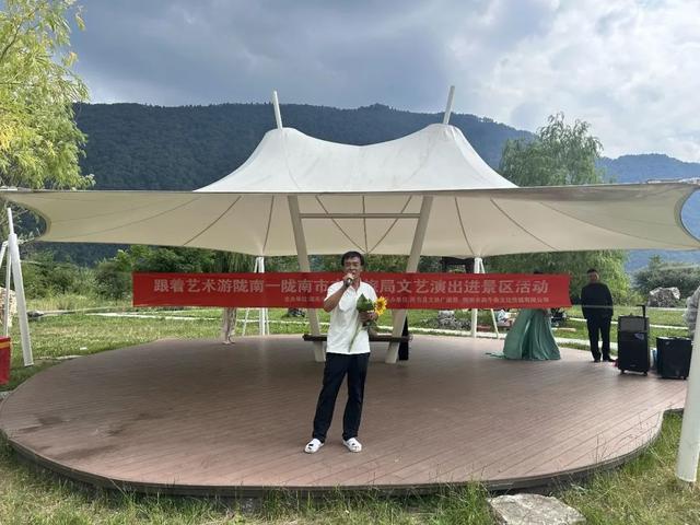 山水云屏 艺术共舞｜“跟着艺术游陇南”走进云屏三峡