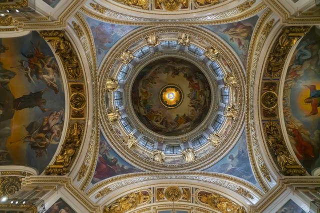 乙巳仲秋俄罗斯莫彼双城记之九：伊萨基辅大教堂