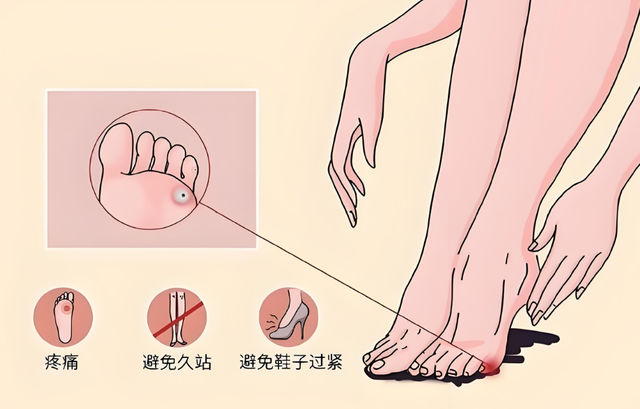 什么是鸡眼，导致鸡眼发作的原因是什么？