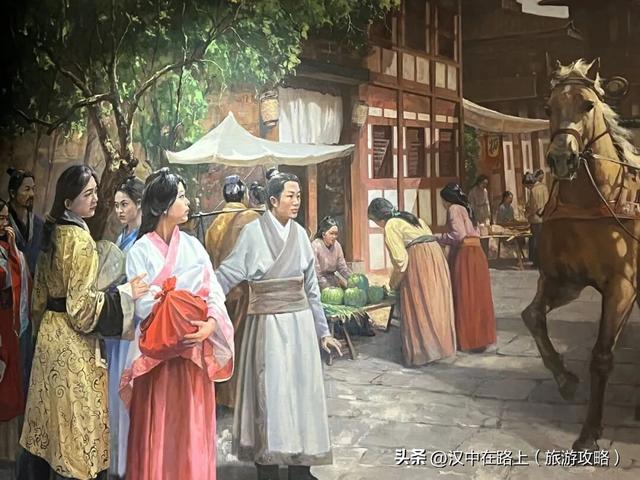 汉中兴汉胜境汉文化博物馆《出行图》：解码汉代的生动切片