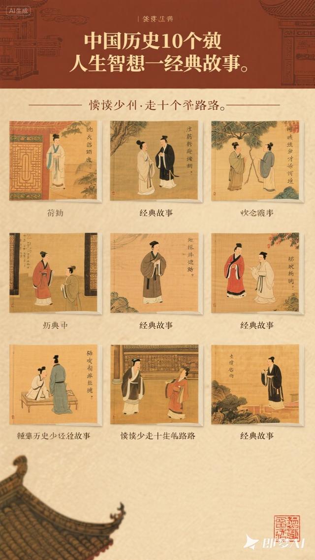 中国历史上10个藏着人生智慧的经典故事，读懂少走很多弯路