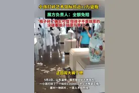小孩打碎博物馆12万瓷瓶后续：事发地不是博物馆，瓷瓶是现代作品图片