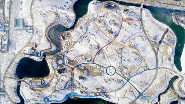 下雪啦！快去打卡聊城初雪限定皮肤！