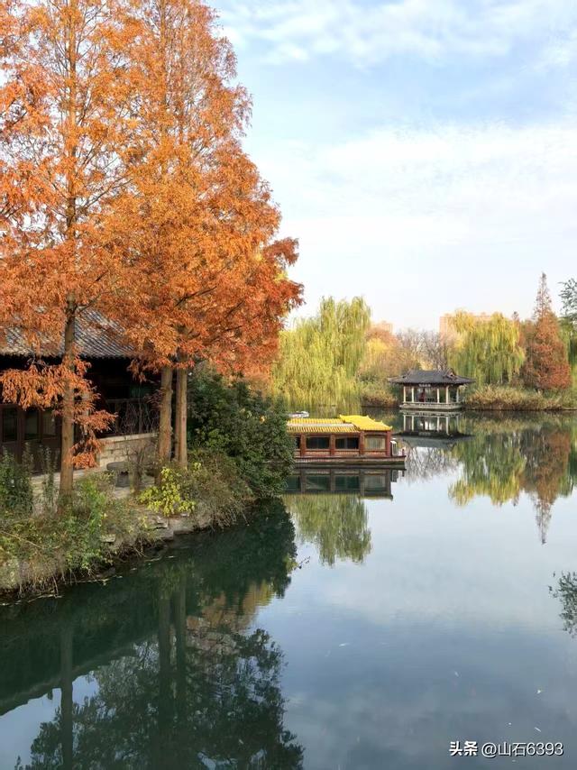 新华社原军事记者陶俊峰泉城美拍：《初冬大明湖晨曦美景》