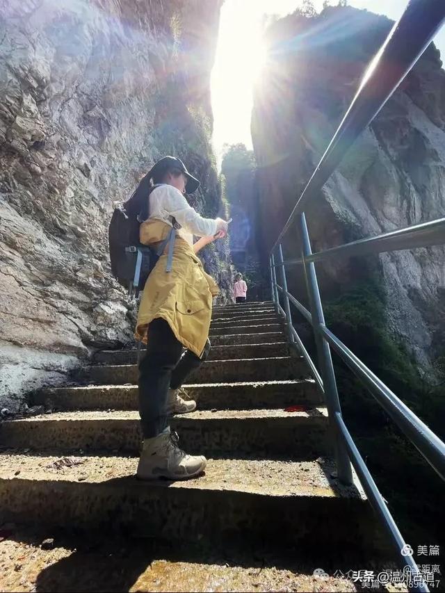 藏于浙江5A景区内有一处“十里铁甲龙”,洞穴众多形态奇特