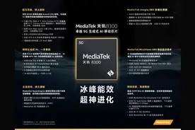 天玑8300发布 | GPU追平骁龙8 Gen 2，CPU单核提升不大，一代中端神U图片