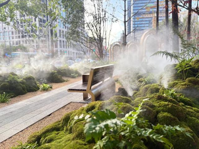 口袋公园上新！把“石库门”风情搬到街头