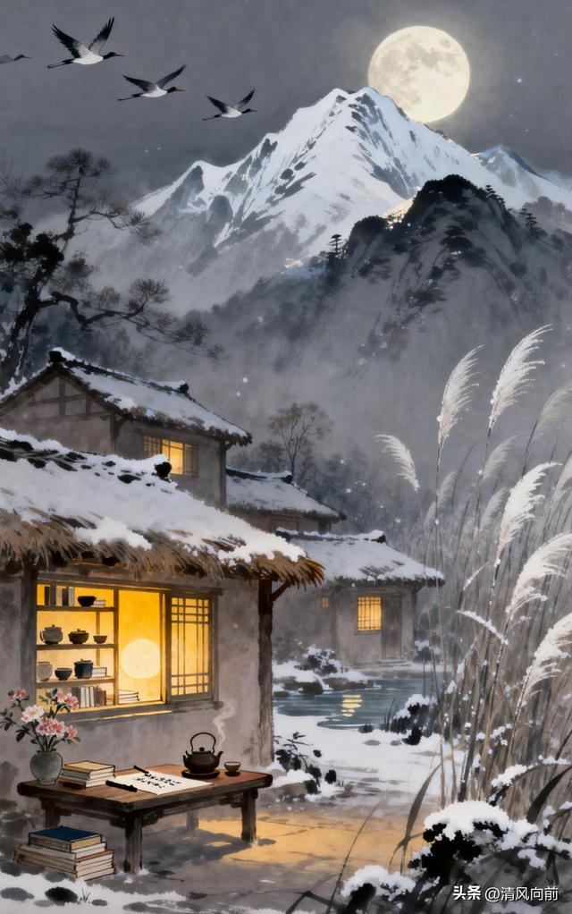 人间烟火暖岁月	，诗心万卷寄流光