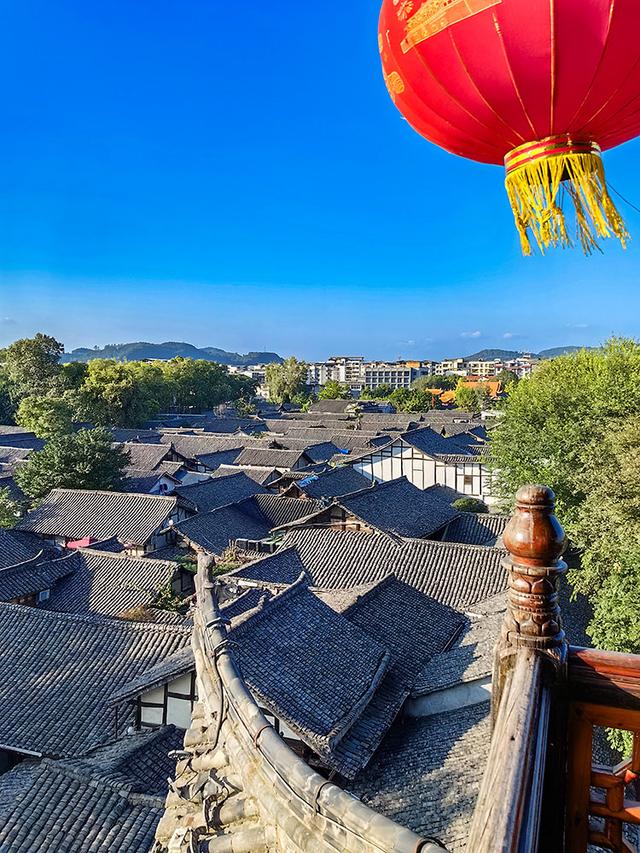 2024深秋四川行14 阆中古城2嘉陵江游船码头、华光楼、中天楼