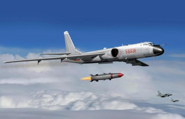 赶在坐飞机来陆前	，郑丽文率先发出邀请，解放军轰6K飞抵台岛周边