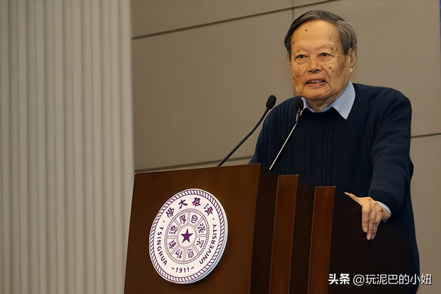 杨振宁追悼会现场！翁帆站首位神情悲伤，64岁老者曝杨老两个贡献