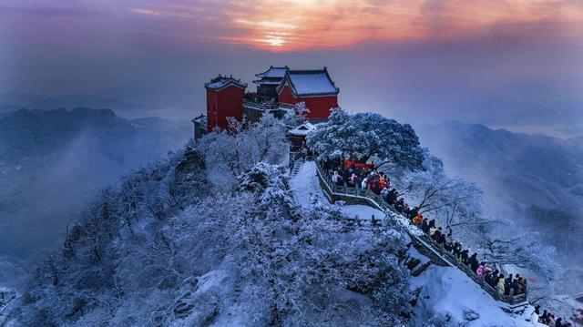 云赏武当冬韵！一组镜头带你领略世界遗产的冬日神韵