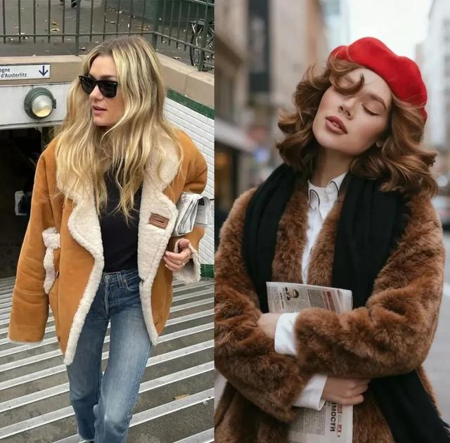 深秋之后，又火了一种“毛毛外套”！又暖又美又时髦，你会喜欢吗