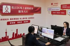 线上“面对面”，办事更方便！松江区线上虚拟政务服务大厅上线图片