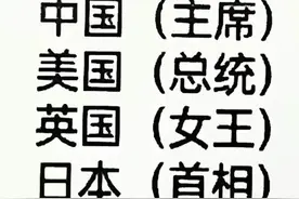 各国领导人称呼，有人整理出来了，收藏起来看看，涨知识了！图片