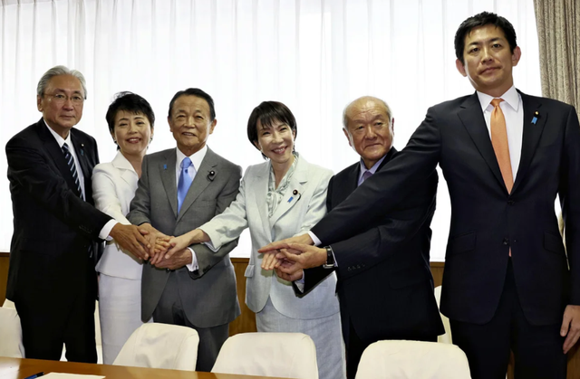 日本四大高管齐亮相！麻生派主导执委会，临时国会能否破局？