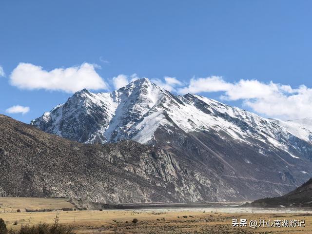 喀什经317到成都，边坝-洛隆，看祥格拉冰川，登顶观三色湖