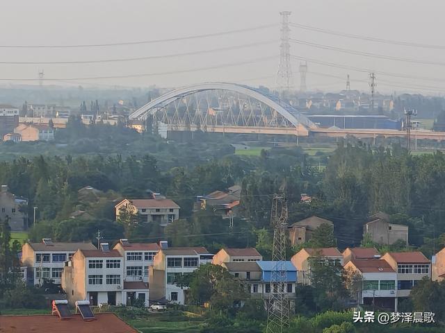 千年古城，云梦城东盛夏光影远眺