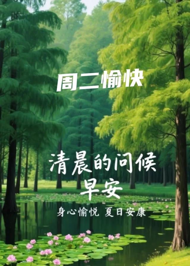 2025年7月29日早上好 早上好温馨问候语 最新早安精美图片 周二愉快