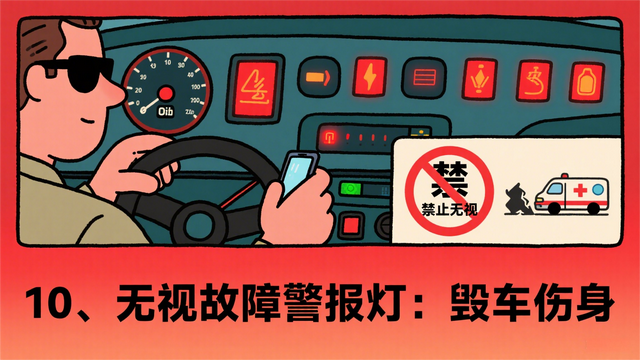 【汽车科普漫画】开车十大伤车行为