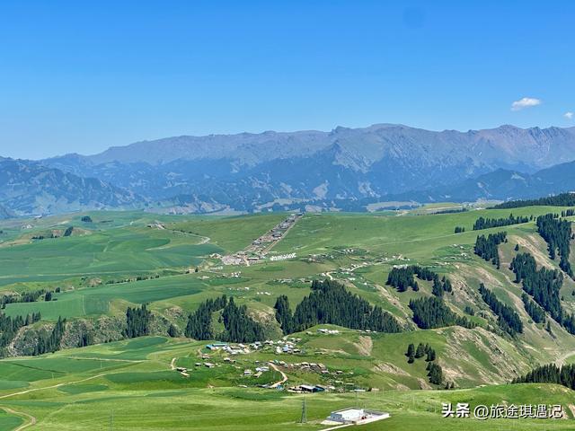 自驾北疆秘境江布拉克，雪山森林草地麦田交相辉映，媲美那拉提