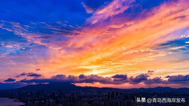 西海岸，绝美火烧云！