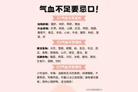 气血不足要忌口的食物！图片